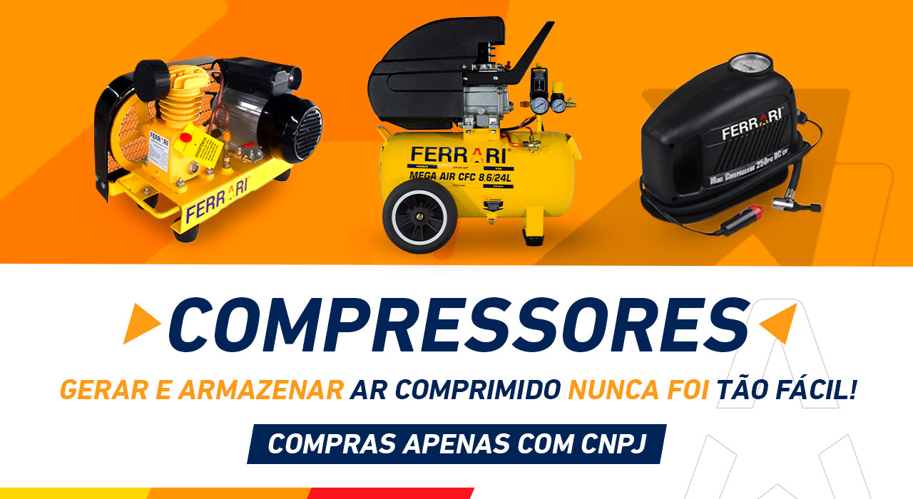 Compressor de ar, compressor direto, mini compressor, Mega Air e mais